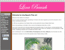 Tablet Screenshot of linabausch.com.au